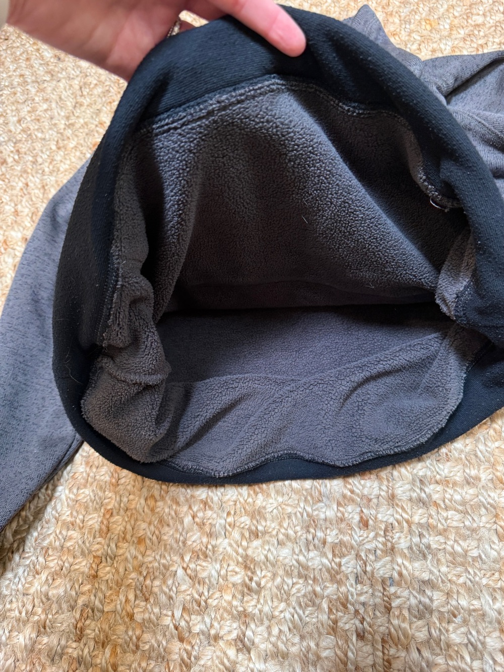 Roxy fleece sweatshirt with neck/mini hood - Picture 6 of 11